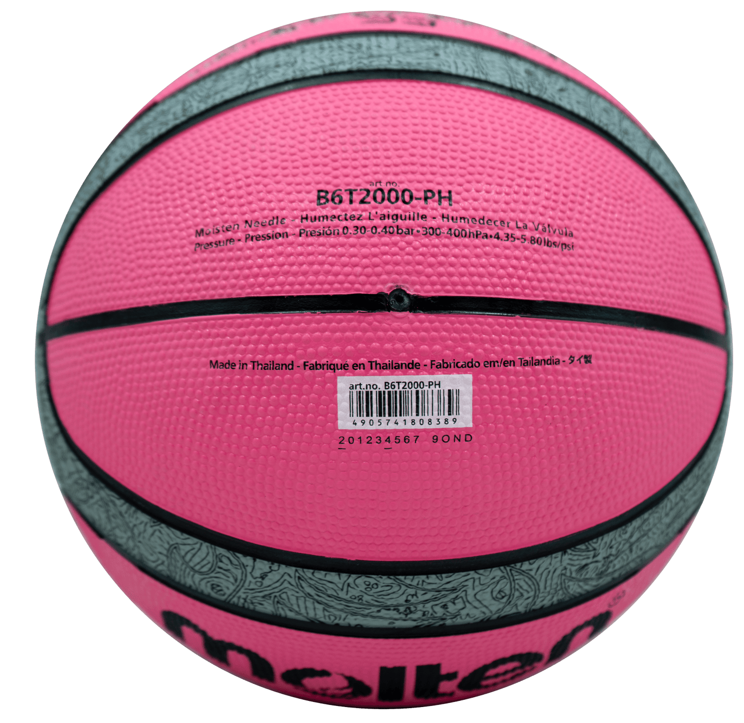 Balón de Baloncesto Molten B6T2000-ROS