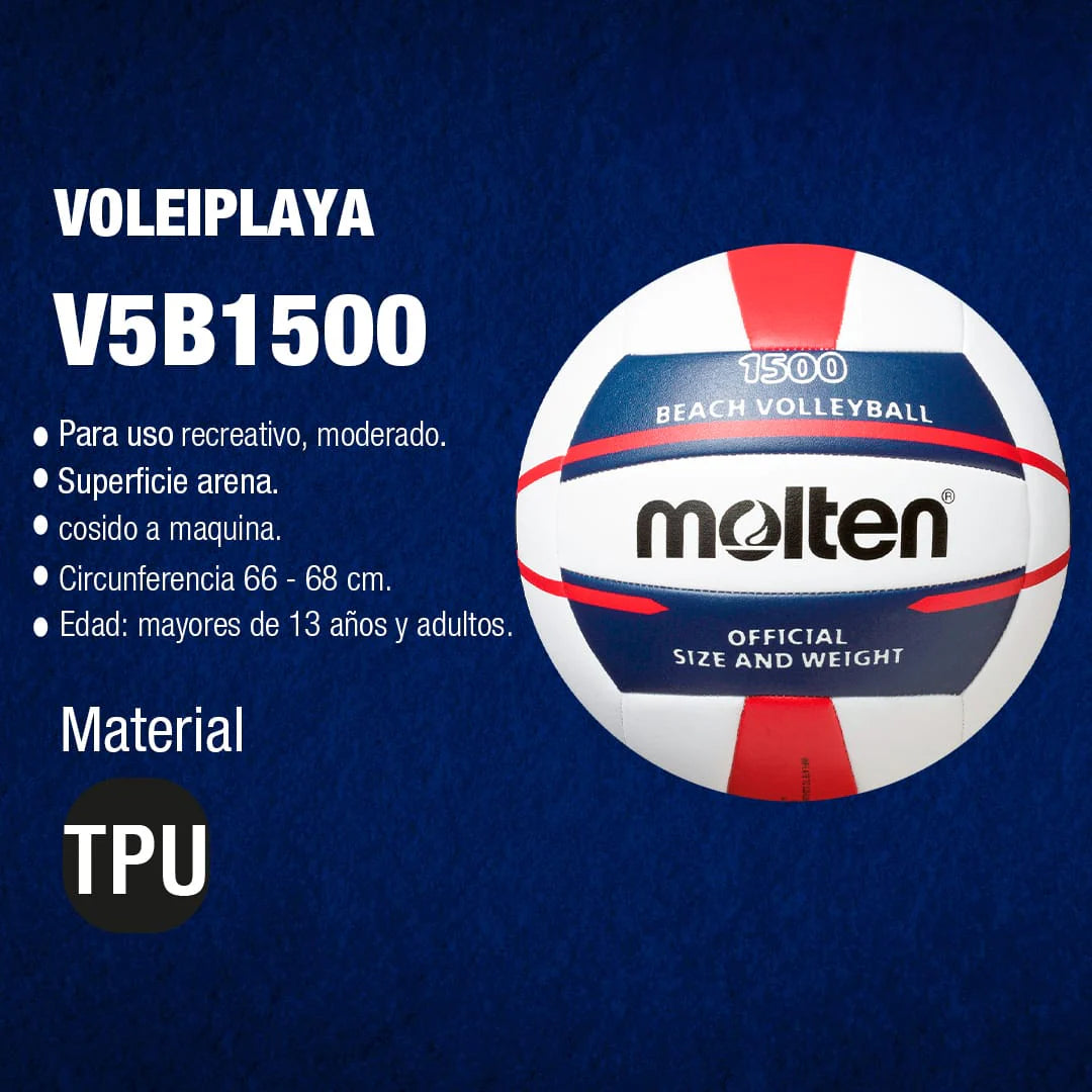 Balón de Vóley Playa Molten VB1500-WN