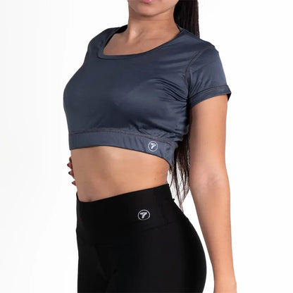 Buzo Top Manga Corta de Mujer