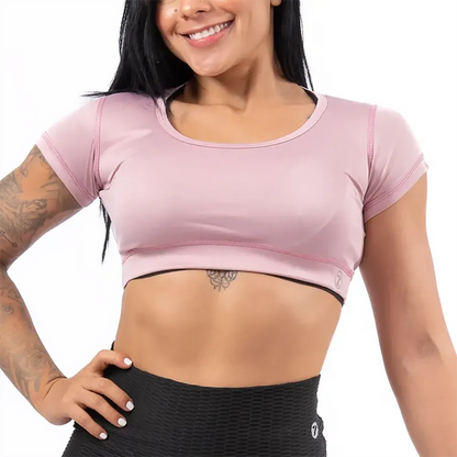 Buzo Top Manga Corta de Mujer