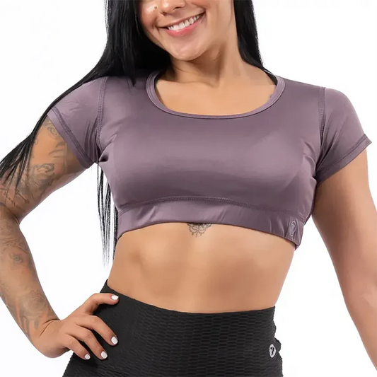 Buzo Top Manga Corta de Mujer