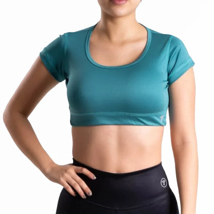 Buzo Top Manga Corta de Mujer