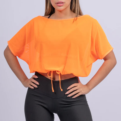 Blusa Deportiva Esqueleto Malla