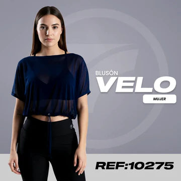 Blusa Deportiva Esqueleto Malla