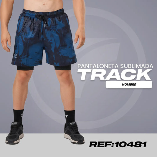 Pantaloneta Sublimada Track