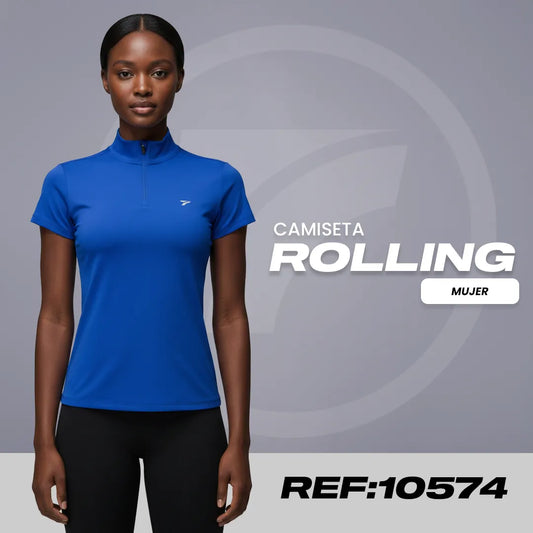 Camiseta Deportiva de Mujer Manga Corta Rolling