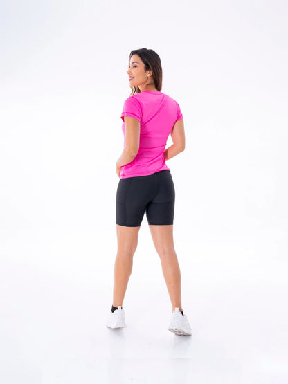 Camiseta de Compresión Manga Corta de Mujer