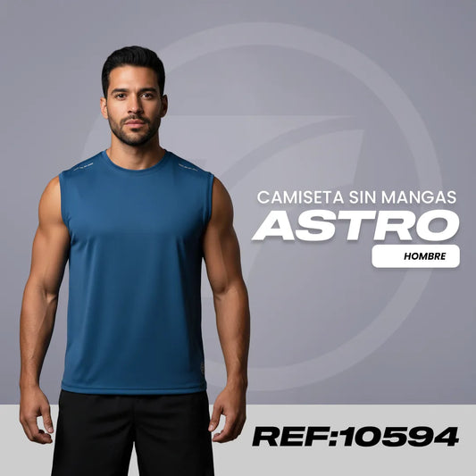Camiseta Sin Manga Deportiva de Hombre Astro