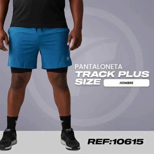 Pantaloneta Track Plus Size