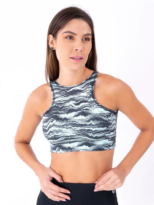 Top esqueleto sublimado- verde manzana